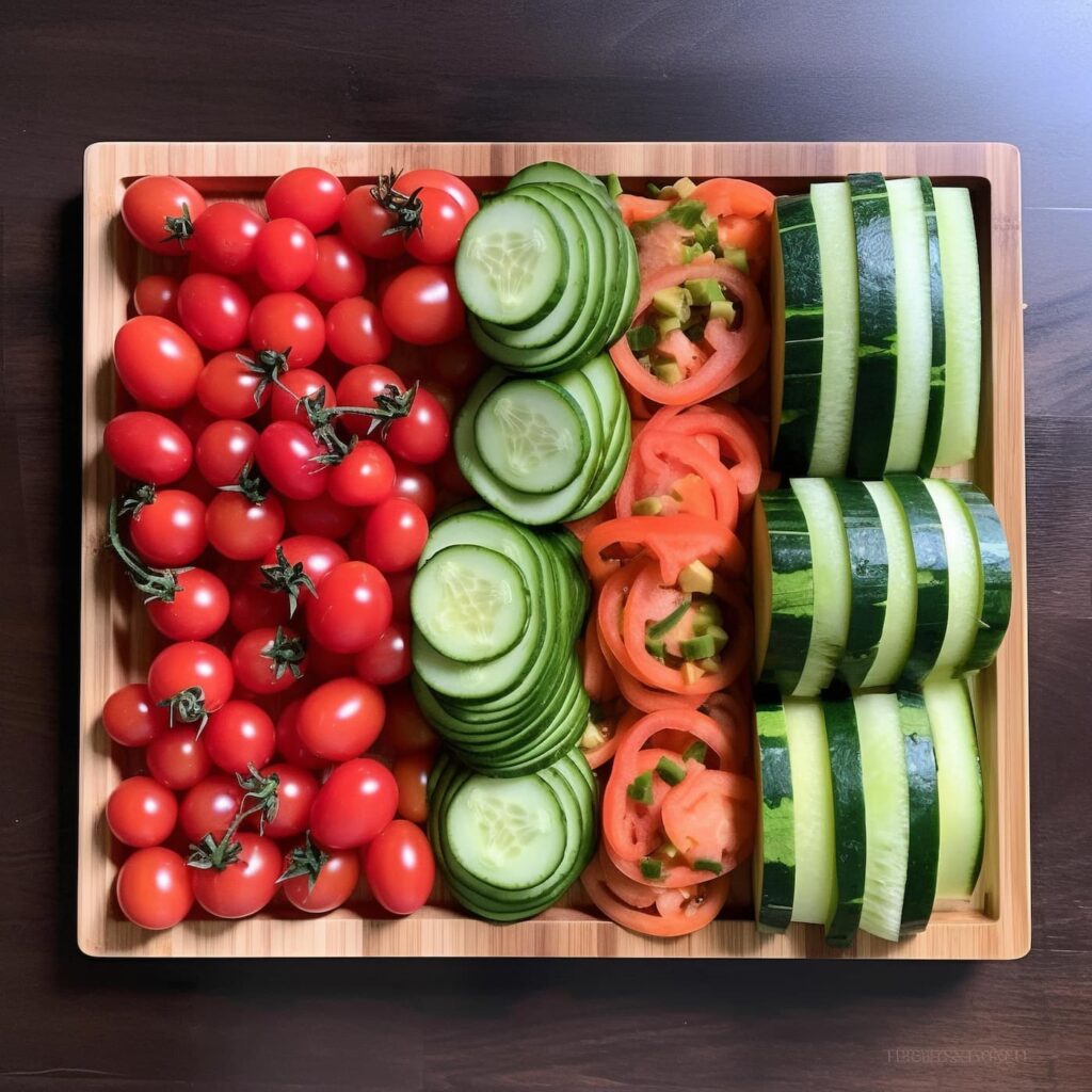 pomodori e verdure
